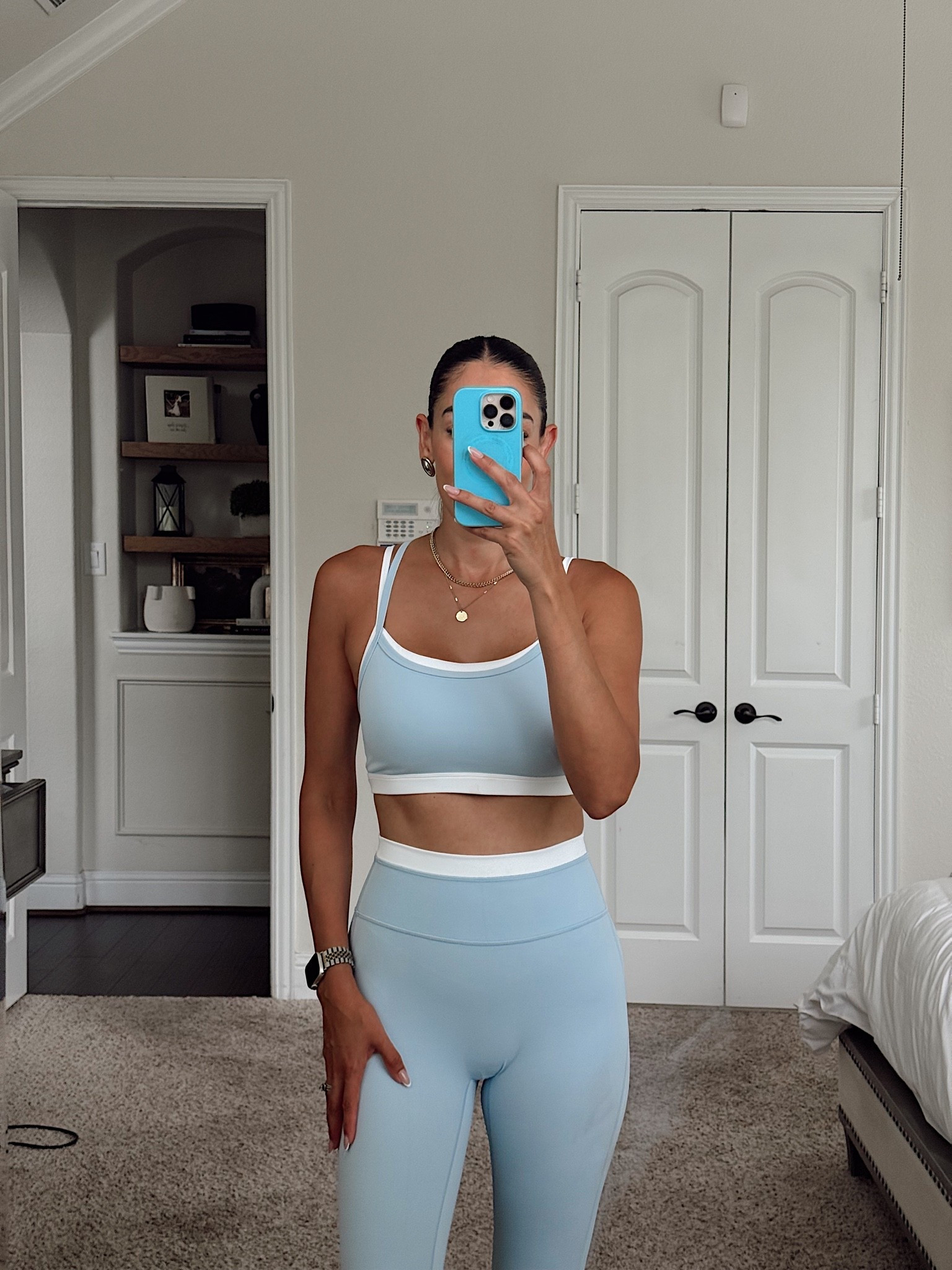 Wearing a small