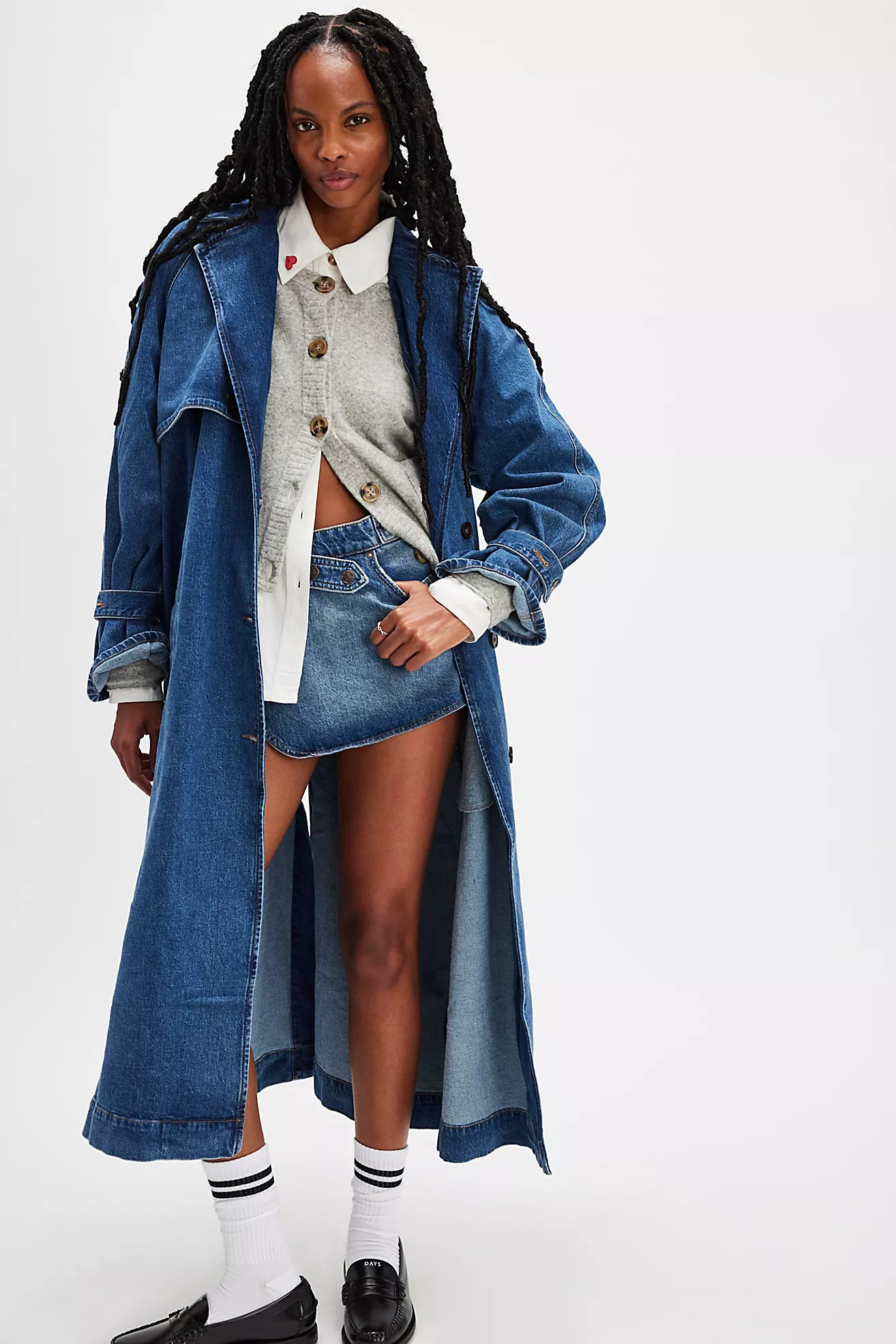 Baum und Pferdgarten Delilah Denim Trench | Free People (Global - UK&FR Excluded)