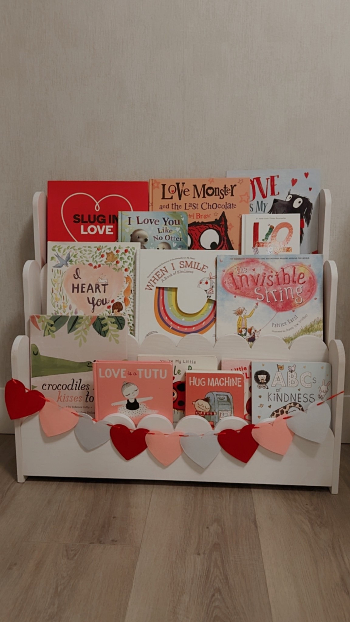 The cutest valentine’s Day book corner for my girl. #Bookshelf #KidsBooks #KidsValentines #GirlsValentines #ToddlerRoom

#LTKBaby #LTKHome #LTKKids