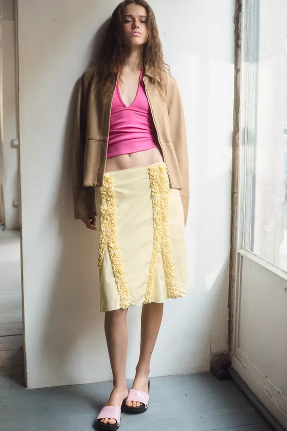 100% LEATHER FITTED BLAZER | Zara UK