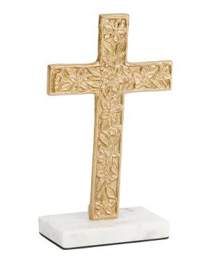 6x10 Cross With Marble Base | TJ Maxx