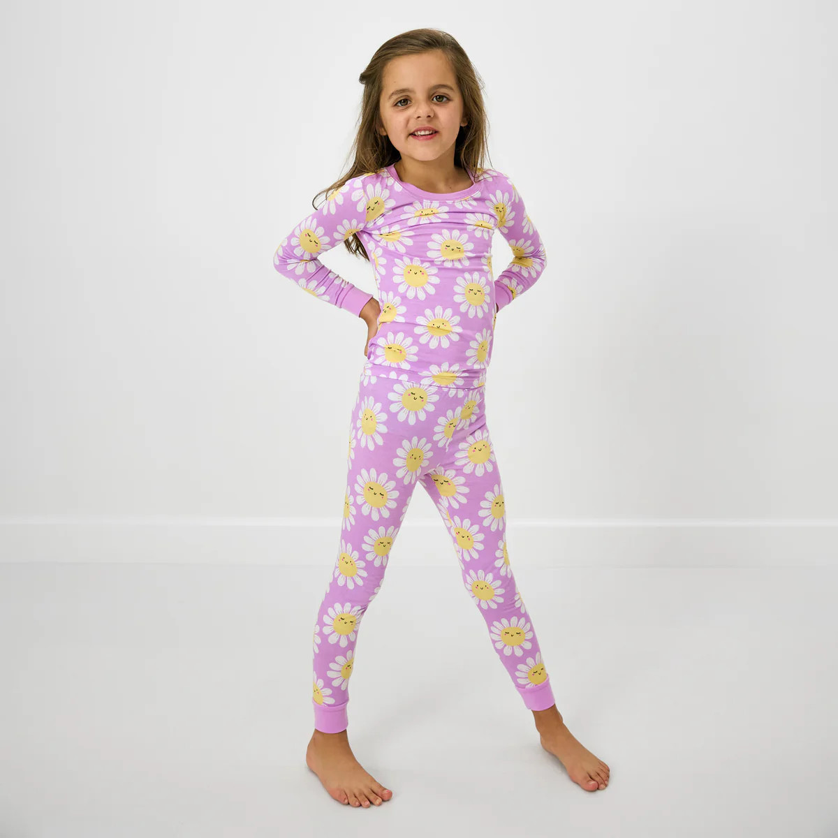 Flower Power Two-Piece Pajama Set | Little Sleepies