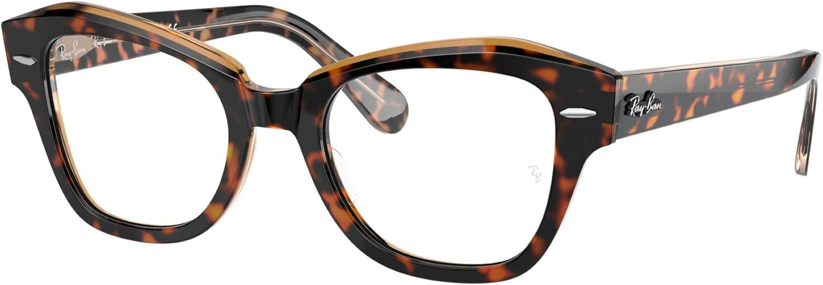 Ray-Ban Unisex Rx5486 State Street Cat Eye Prescription Eyeglass Frames | Amazon (US)