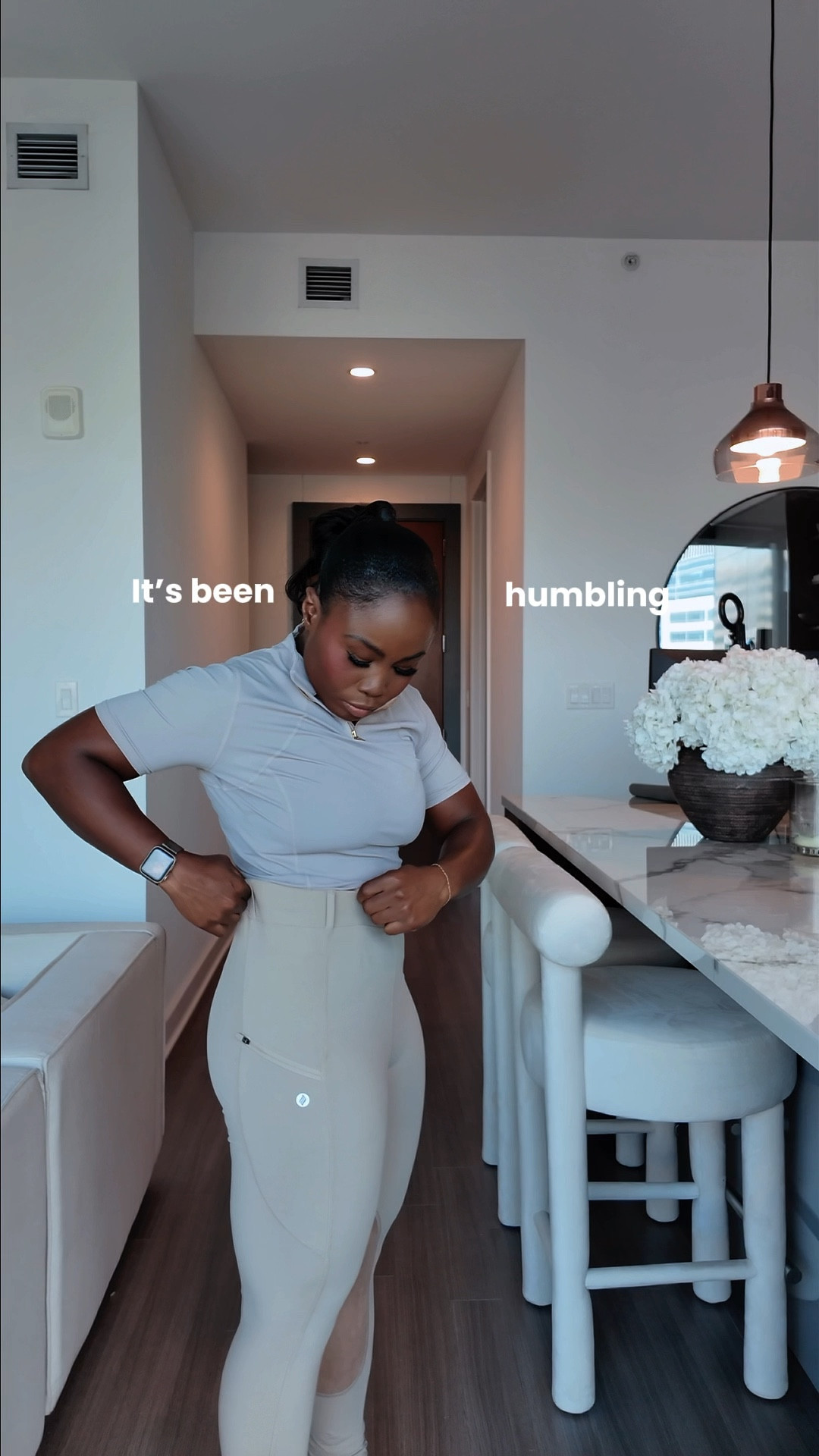 Ridding lesson outfit. Beige rising pants and mauve riding top.

#LTKSeasonal #LTKActive #LTKGiftGuide