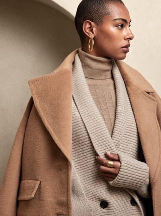 Petite Maite Wool-Blend Cardigan | Banana Republic (US)