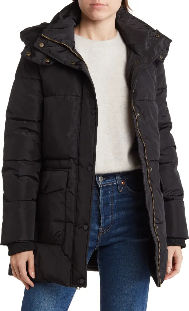 Fingertip Hooded Puffer Parka | Nordstrom Rack