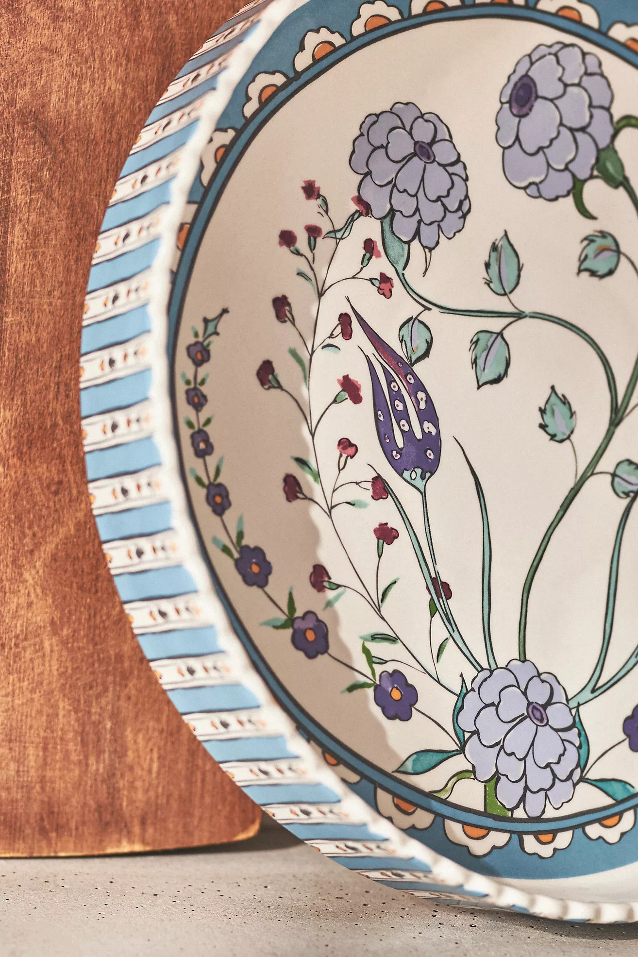 Turkuaz Kitchen Posy Pie Dish | Anthropologie (US)