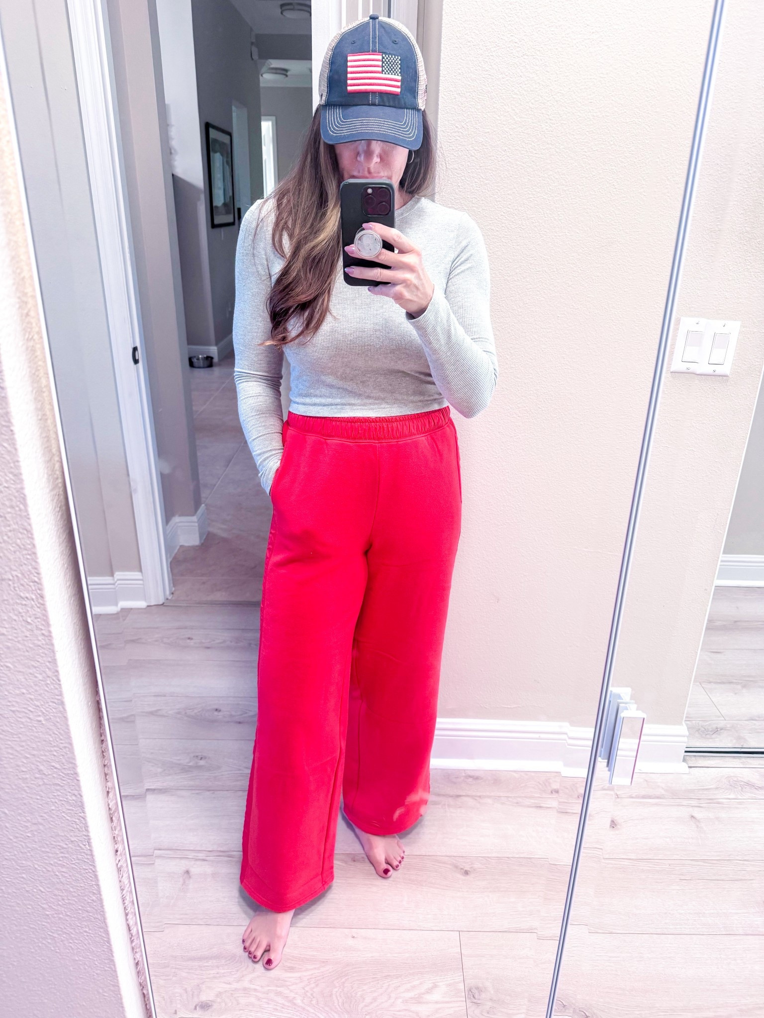 It’s finally cool in Florida! Soccer game early so warm pants and a long sleeve top are a must. Big fan of OHT hats as they work with brands to give a portion of proceeds from the sale of these products to carefully selected organizations that support veterans 🇺🇸 #LTKshopmystyle #jennycannon #aerie

#LTKStyleTip #LTKActive