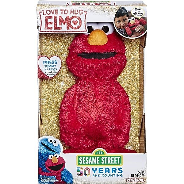 Sesame Street Little Laughs Tickle Me Elmo, Talking, Laughing 10-Inch Plush Toy for Toddlers, Kids 1 | Amazon (US)