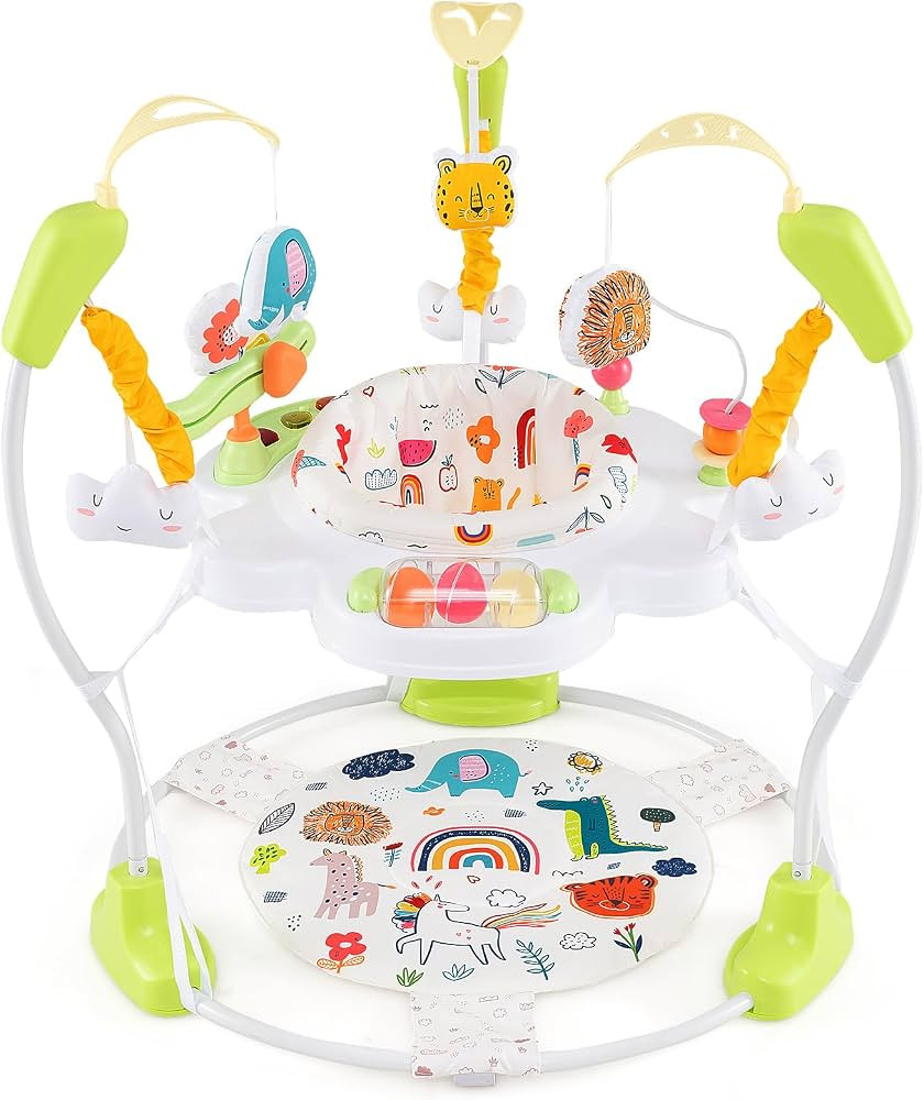 BABY JOY Baby Jumpers and Bouncers, Infant Activity Center with Music Lights Sounds, 360\u00b0 Ro... | Amazon (US)