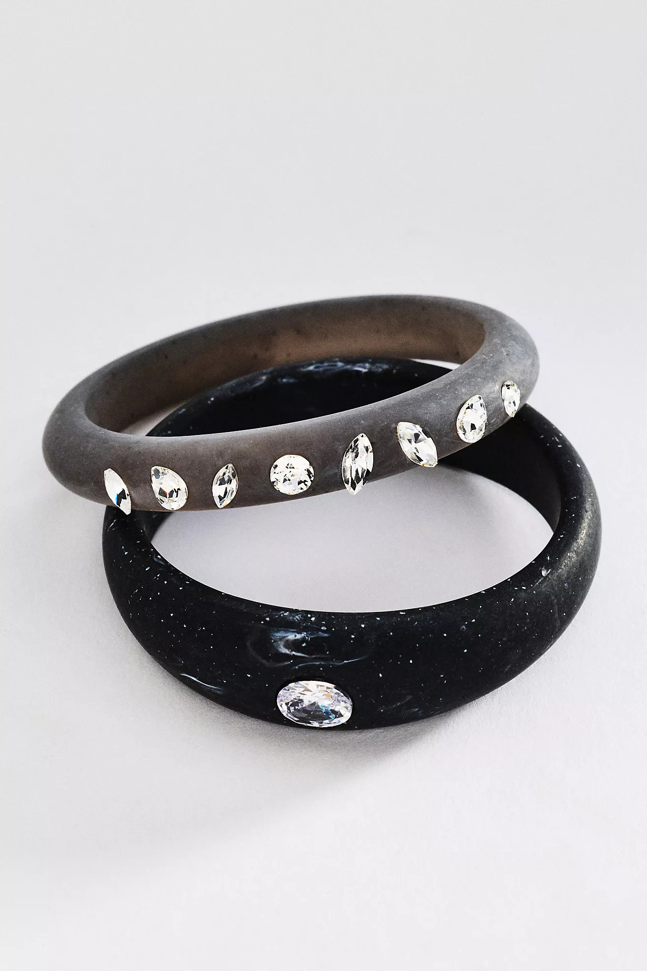 Tortoise Encrusted Bangles, Set of 2 | Anthropologie (US)