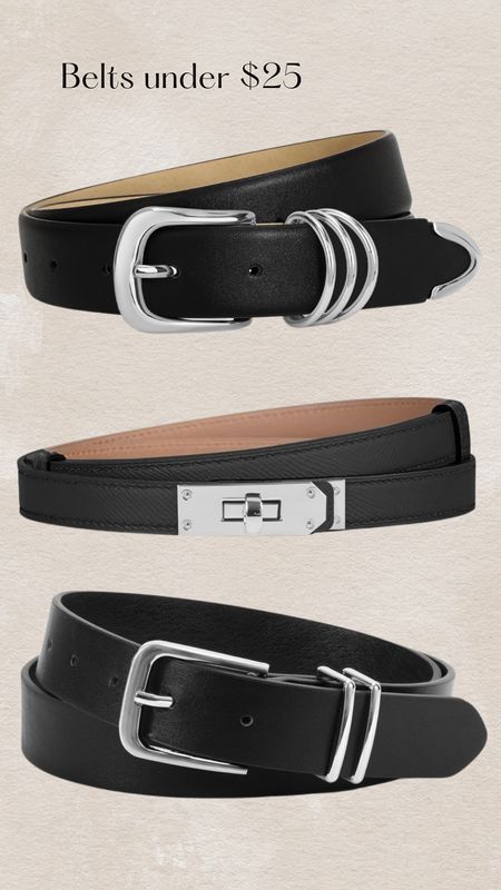 Belts under $25

#LTKfindsunder50 #LTKstyletip