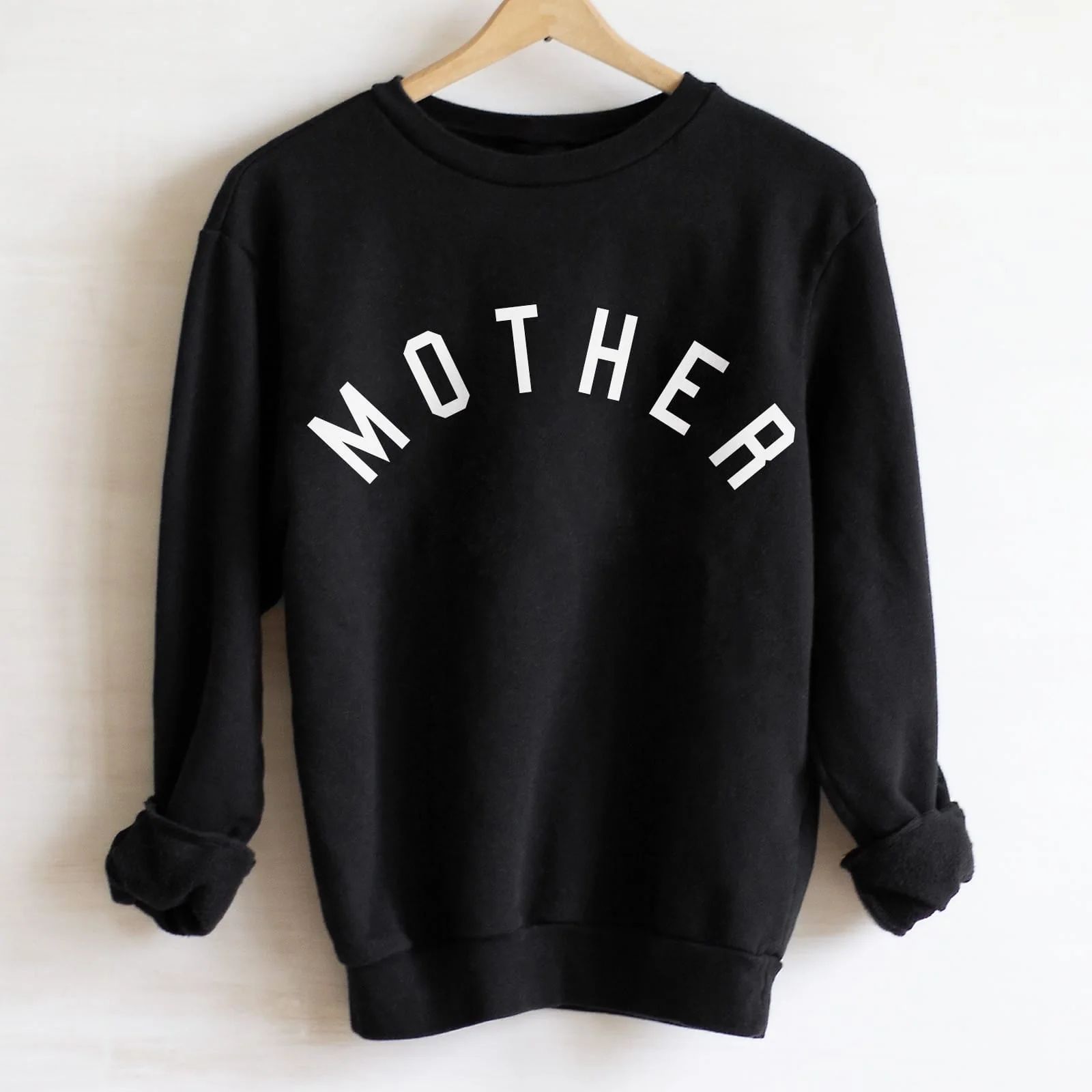 Womens Mother Everyday Sweatshirt in Black Color - Ford And Wyatt | Ford and Wyatt