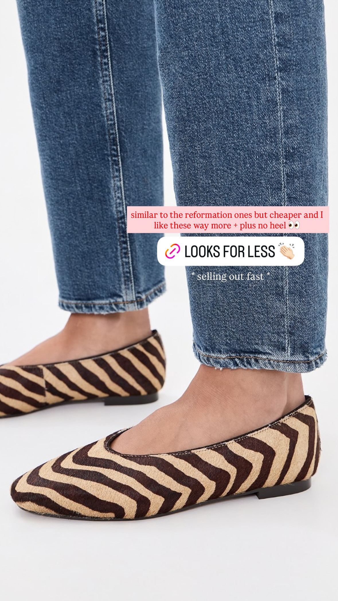 You've seen the more expensive version. These are better. Less money, no heel, and a chevron haircalf that makes plain denim look like a decision.

Wear them with straight leg jeans and a white tee and call it done. Sizes are already disappearing, so don't sit on it. 

 