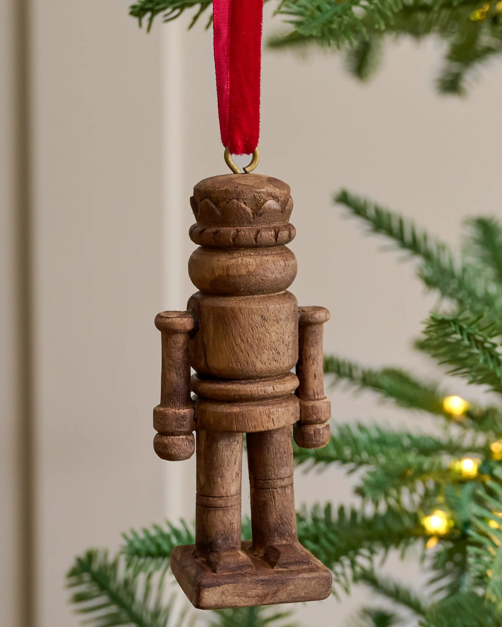 Wooden Nutcracker Ornament | Magnolia