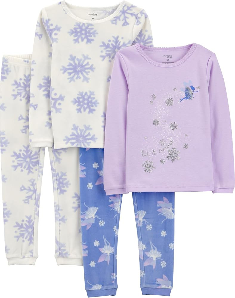 Simple Joys by Carter's Cotton Top Fleece Bottom | Amazon (US)