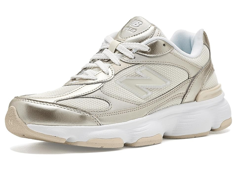New Balance Classics 603 Women's Shoes Linen/Light Gold Metallic: 5 B - Medium, Suede/Textile | Zappos.com