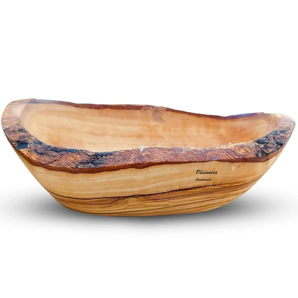 OLIVANERA Olive Wood Rustic Dipping Bowl 6 * 3 * 3 Inch Decorative Wooden Bowl, Small Wooden bowl... | Amazon (US)