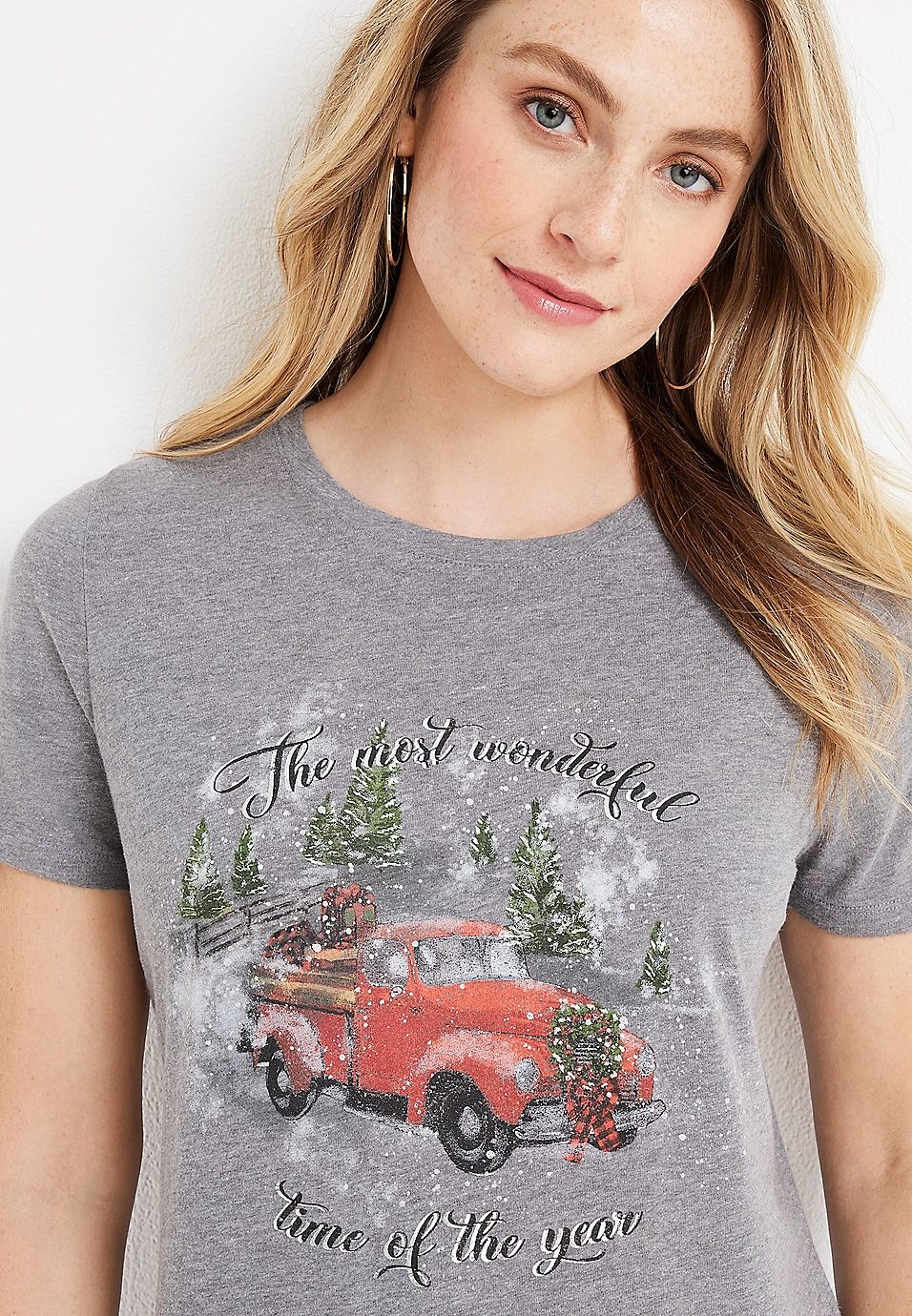 Holiday Truck Graphic Tee | Maurices