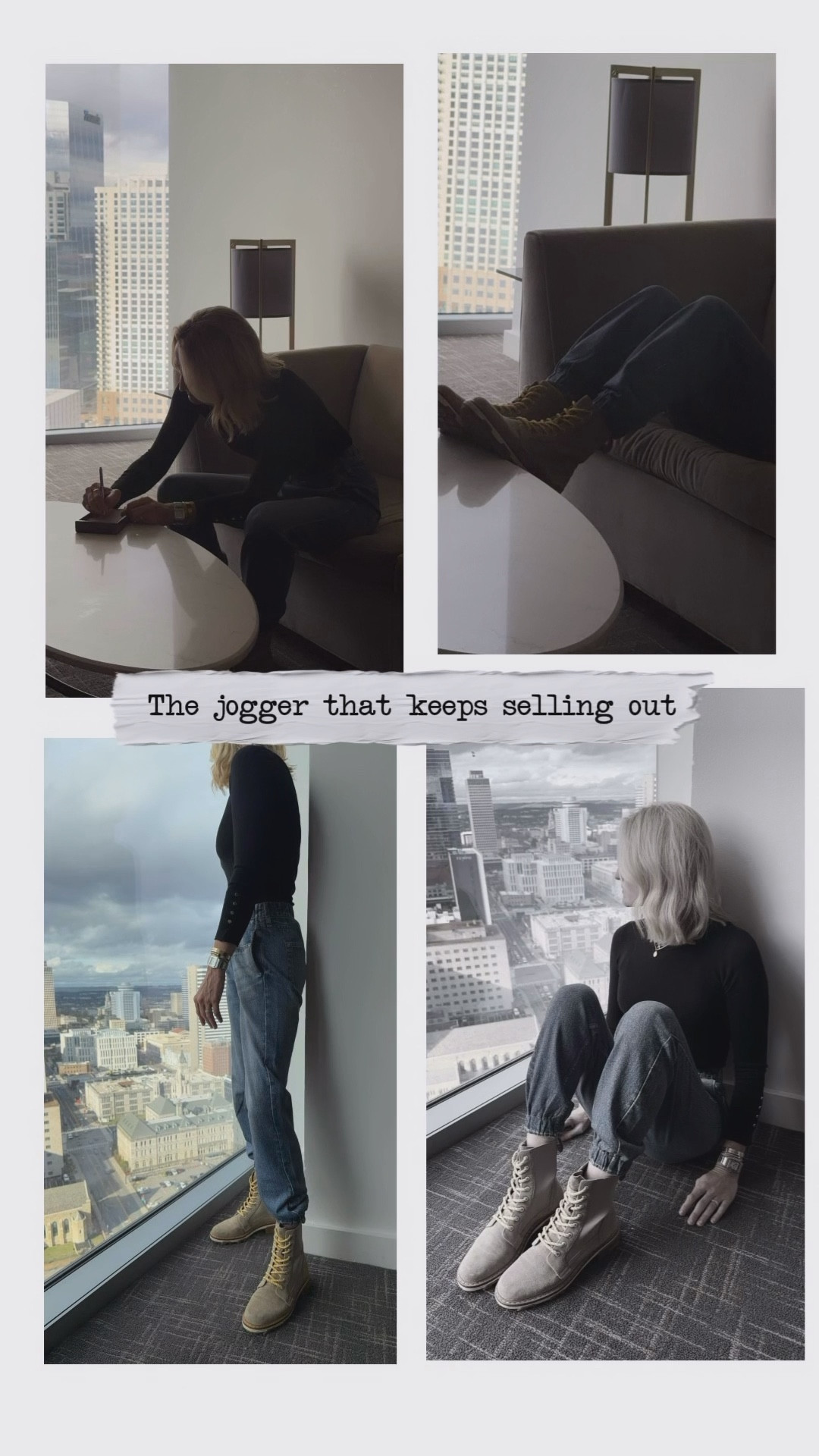 The jogger that keeps selling out, here’s why….
They’re cotton.
They look like denim.
And every single time I wear them, someone asks where my “jeans” are from.

The Miramar jogger is soft, structured, and ridiculously easy to style, city days, farm days, travel days… all of it.
Comfort that still keeps a shape, and they work with the brace!!! Wearing xs

#MiramarJogger #cotton #EditYourEveryday #ragandbone #miramar 


#LTKdayinmylife #LTKootd #LTKGiftGuide