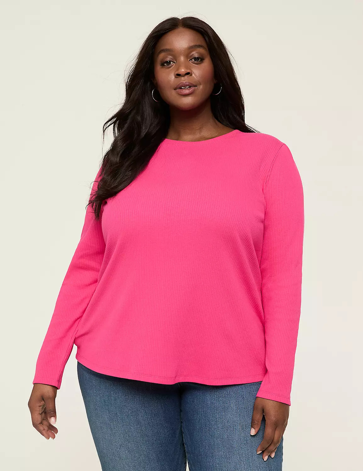 Long Puff-Sleeve Tee | Lane Bryant (US)