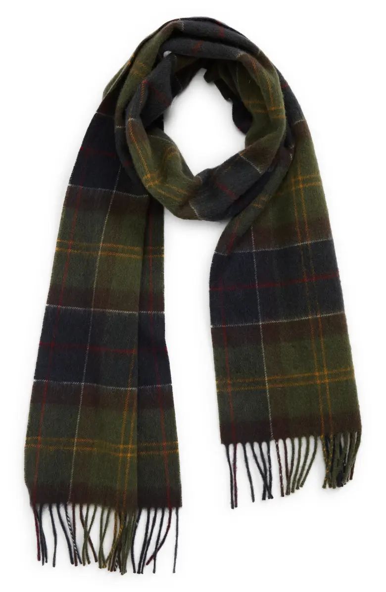 Barbour Tartan Wool & Cashmere Scarf | Nordstrom | Nordstrom