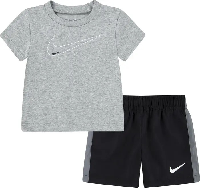 Nike Dri-FIT Sportswear Club Graphic T-Shirt & Shorts Set | Nordstrom | Nordstrom