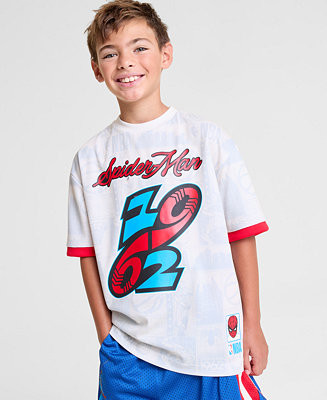 Kids Spider-Man Short Sleeve Jersey, Macy's Exclusive | Macy's