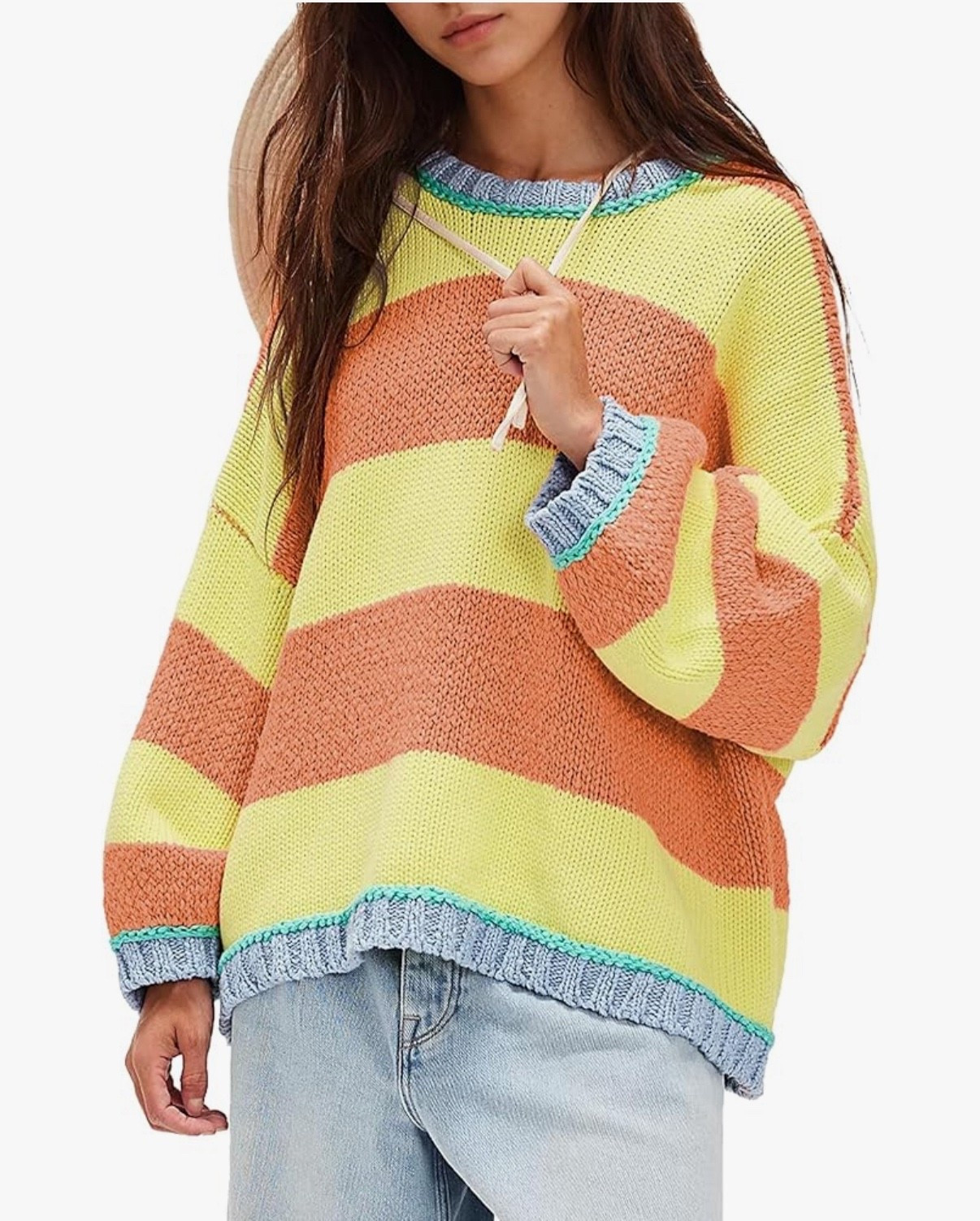 End of summer season cotton sweater!! Perfect texture and color to transition into Falll