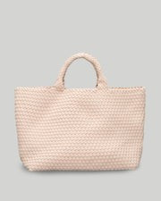 Color: ECRU St. Barths Large Solid Tote bag | Naghedi