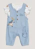 Baby Blue Peter Rabbit Dungarees & Top Set (Newborn-18mths) | Matalan (UK)
