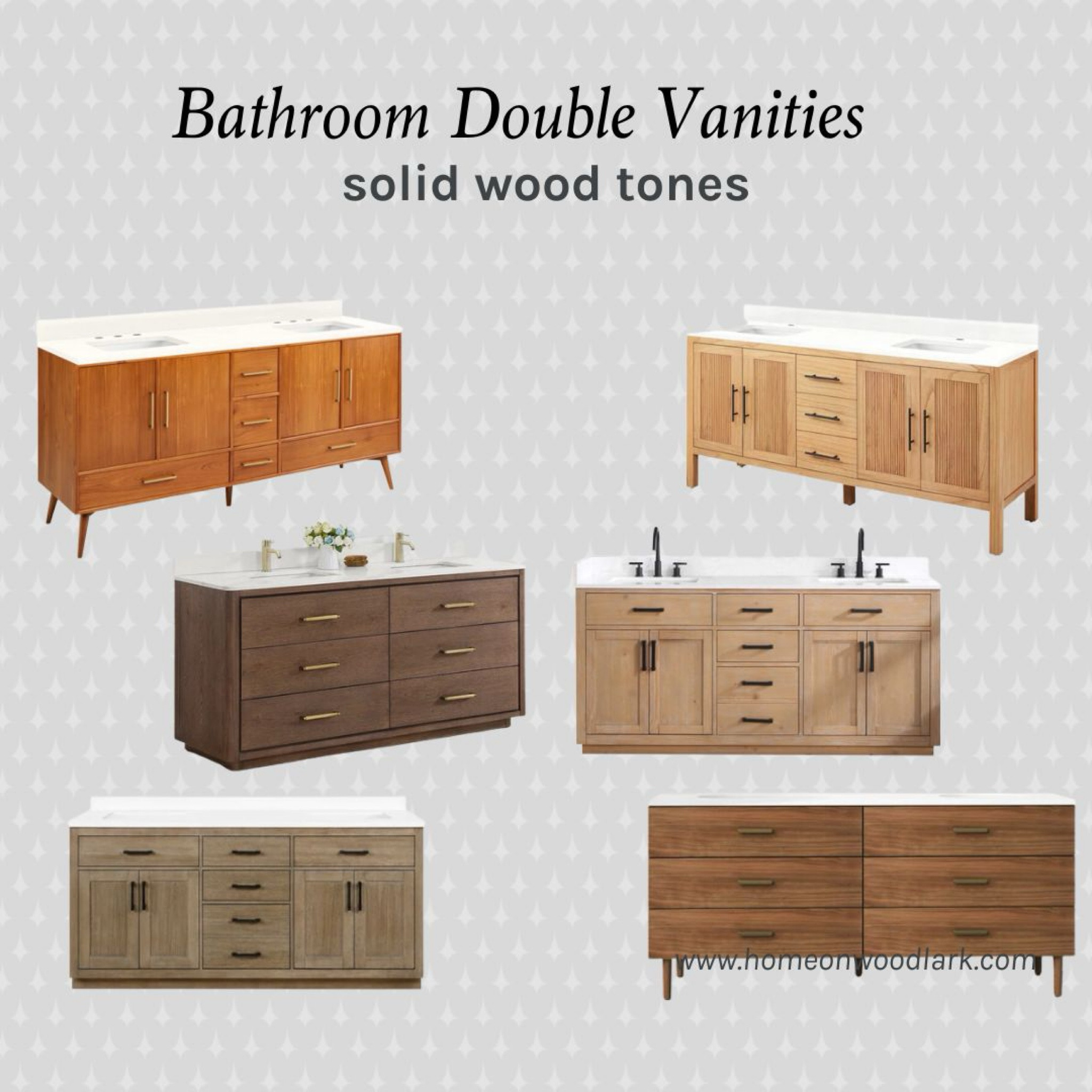 Solid wood double vanities for your bathroom renovation.  

Wayfair double vanity.  Wood vanity.  Solid wood vanity.  

#LTKhome