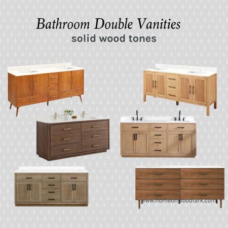 Solid wood double vanities for your bathroom renovation.  

Wayfair double vanity.  Wood vanity.  Solid wood vanity.  

#LTKhome