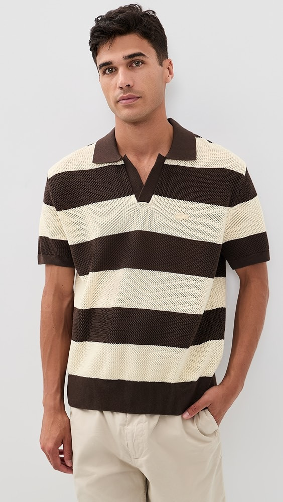 Striped Knit Polo | Shopbop