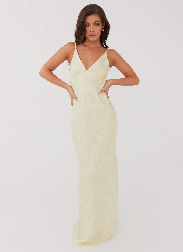 Sorrento Sun Maxi Dress - Yellow Floral | Peppermayo (Global)