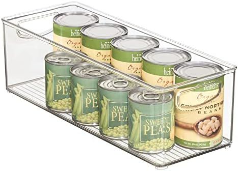 Amazon.com: mDesign Plastic Food Storage Organization Container Bin w/Handles, for Kitchen, Pantr... | Amazon (US)