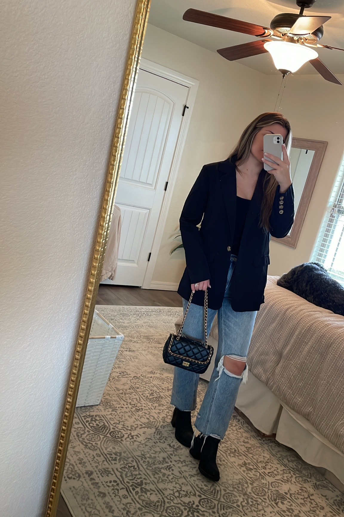 Cute day to night outfit- style a cute blazer with casual denim and booties 

#LTKitbag #LTKworkwear #LTKfit
