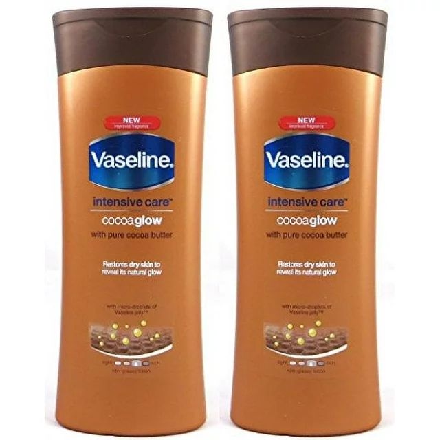 Vaseline Intensive Care Cocoa Glow Body Lotion With Pure Cocoa Butter, 13.5 Oz / 400 Ml (Pack of ... | Walmart (US)