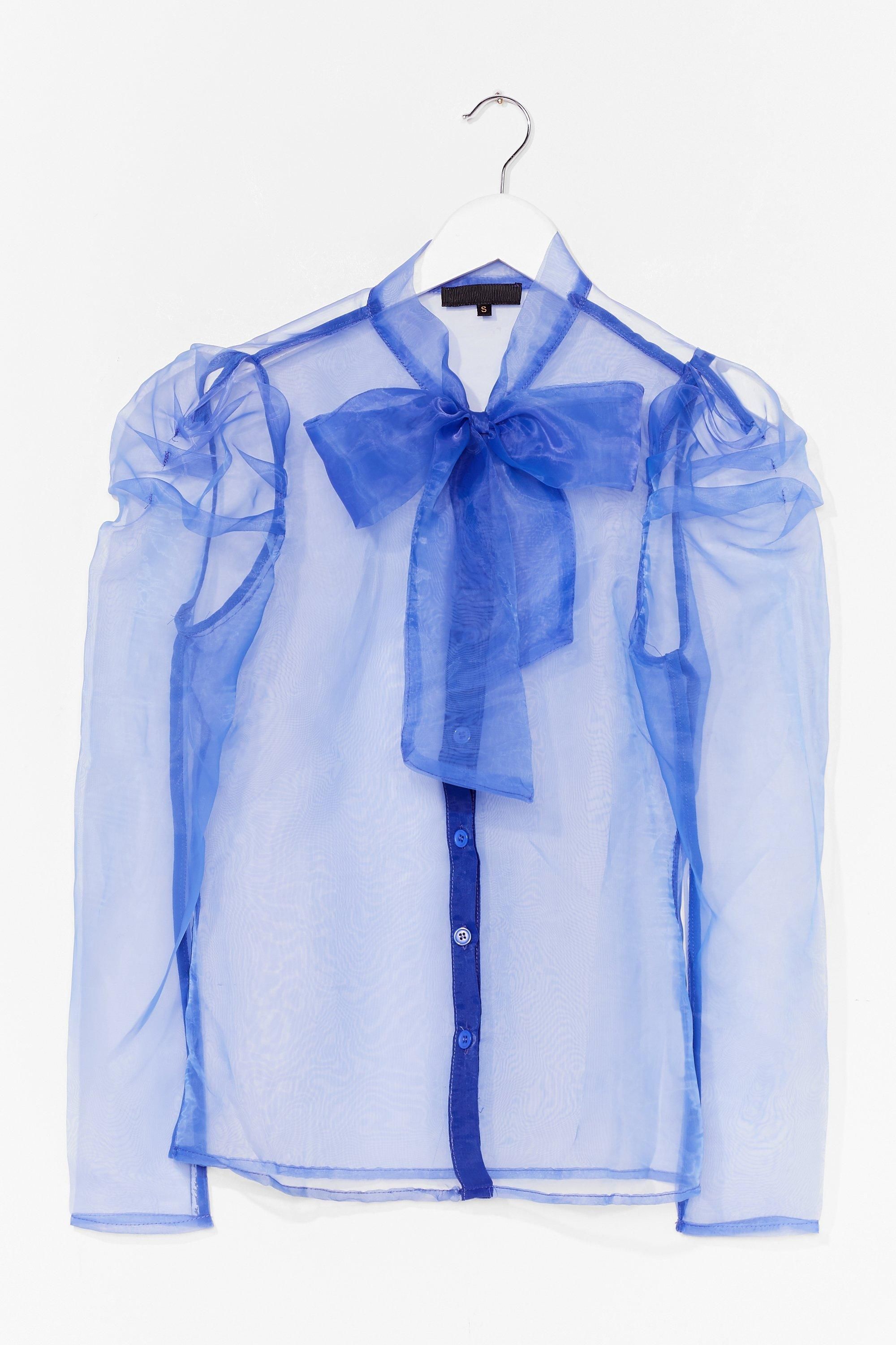 Bow 'Em How It's Done Organza Blouse | NastyGal (US & CA)