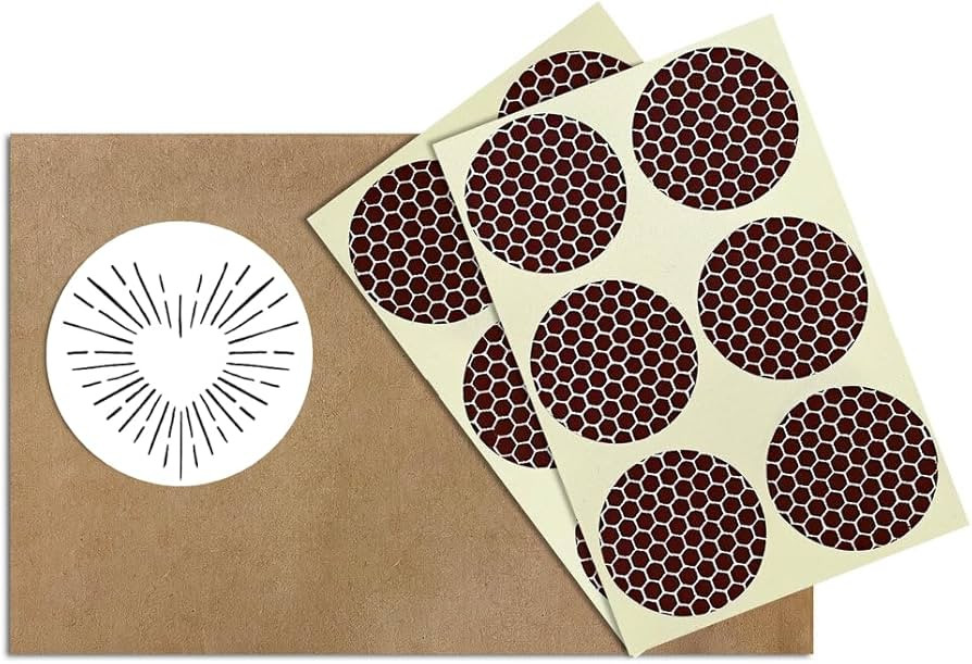 1” Circle Match Striker Stickers – 12 Pieces | Bumble/Dotted Pattern Match Strike Paper with ... | Amazon (US)