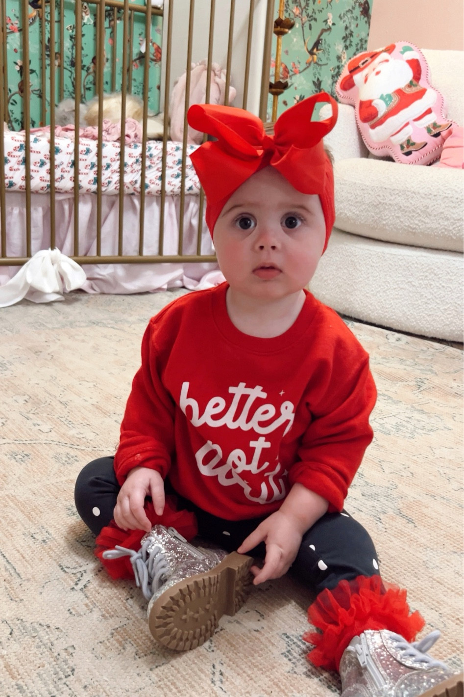 Baby girl Christmas holiday toddler leggings 

#LTKBaby #LTKSeasonal #LTKHoliday