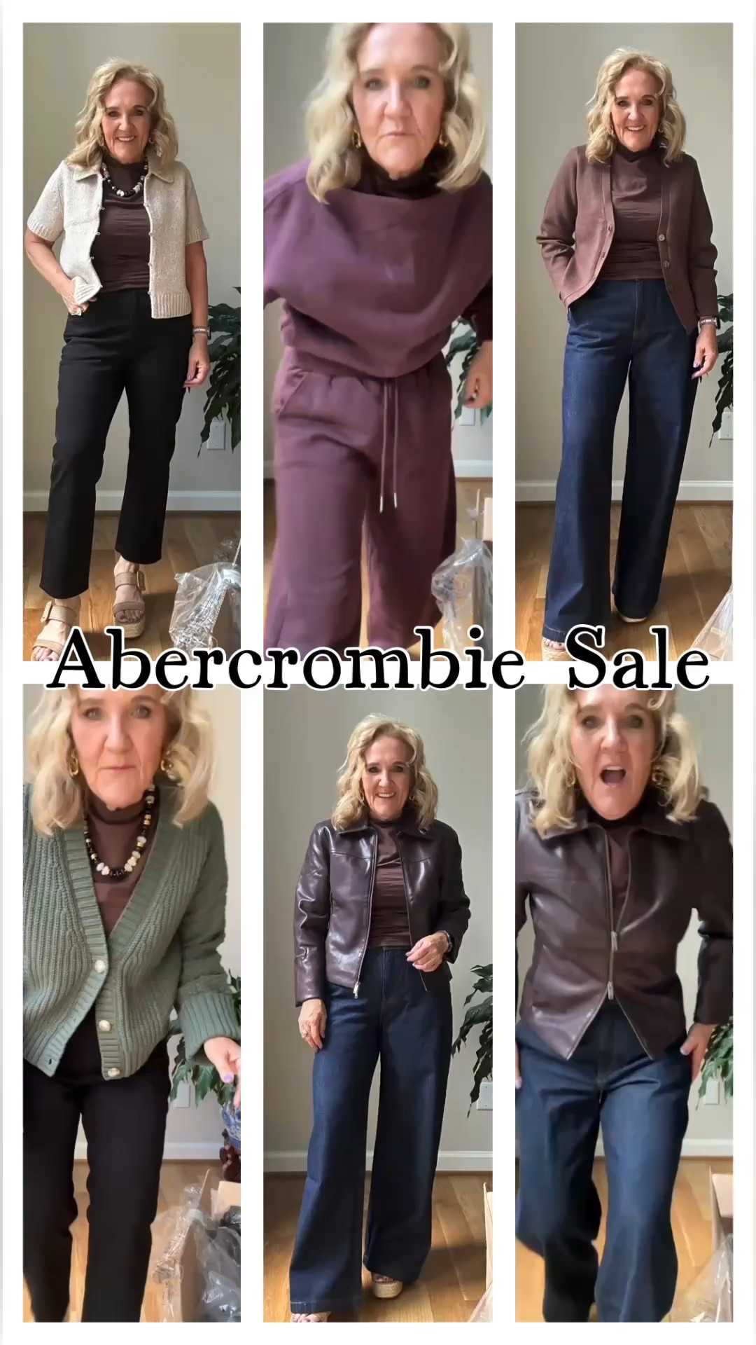 Try-on haul. Sizes below extra 15% off code DENIMAF ends tonight 8/11
Black straight Jeans size 29 short
Wide leg trouser jeans size 29 reg 
Sweaters size medium 
Sweats bottom size medium short 
Sweatshirt size small  

#LTKPetite #LTKOver40 #LTKautumn