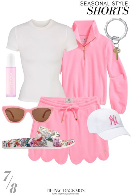 Casual Summer Outfit 


Summer  summer fashion  summer style  summer outfit  pink matching set  pink quarter zip  white tee  sunglasses  seasonal outfit  sandals  shorts  

#LTKStyleTip #LTKSeasonal