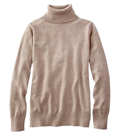 Cotton/Cashmere Sweater, Turtleneck | L.L. Bean
