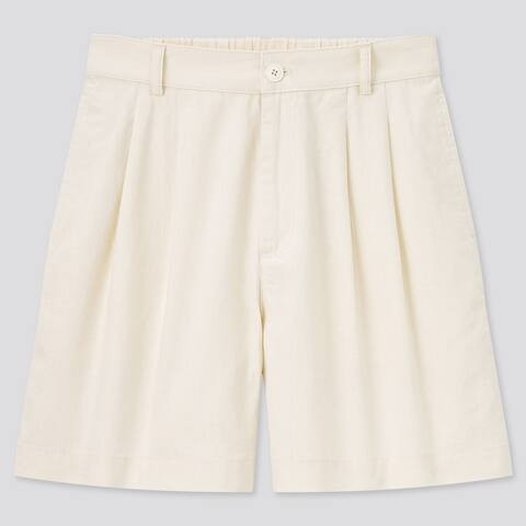 Women Linen Cotton Blend Shorts | UNIQLO (UK)