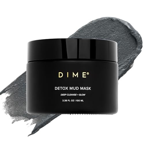 Dime Beauty Detox Mud Mask with Dead Sea Mud, Self Care Facial Mask that Nourishes and Brightens Dull Skin, 3.38 oz / 100 ml | Amazon (US)