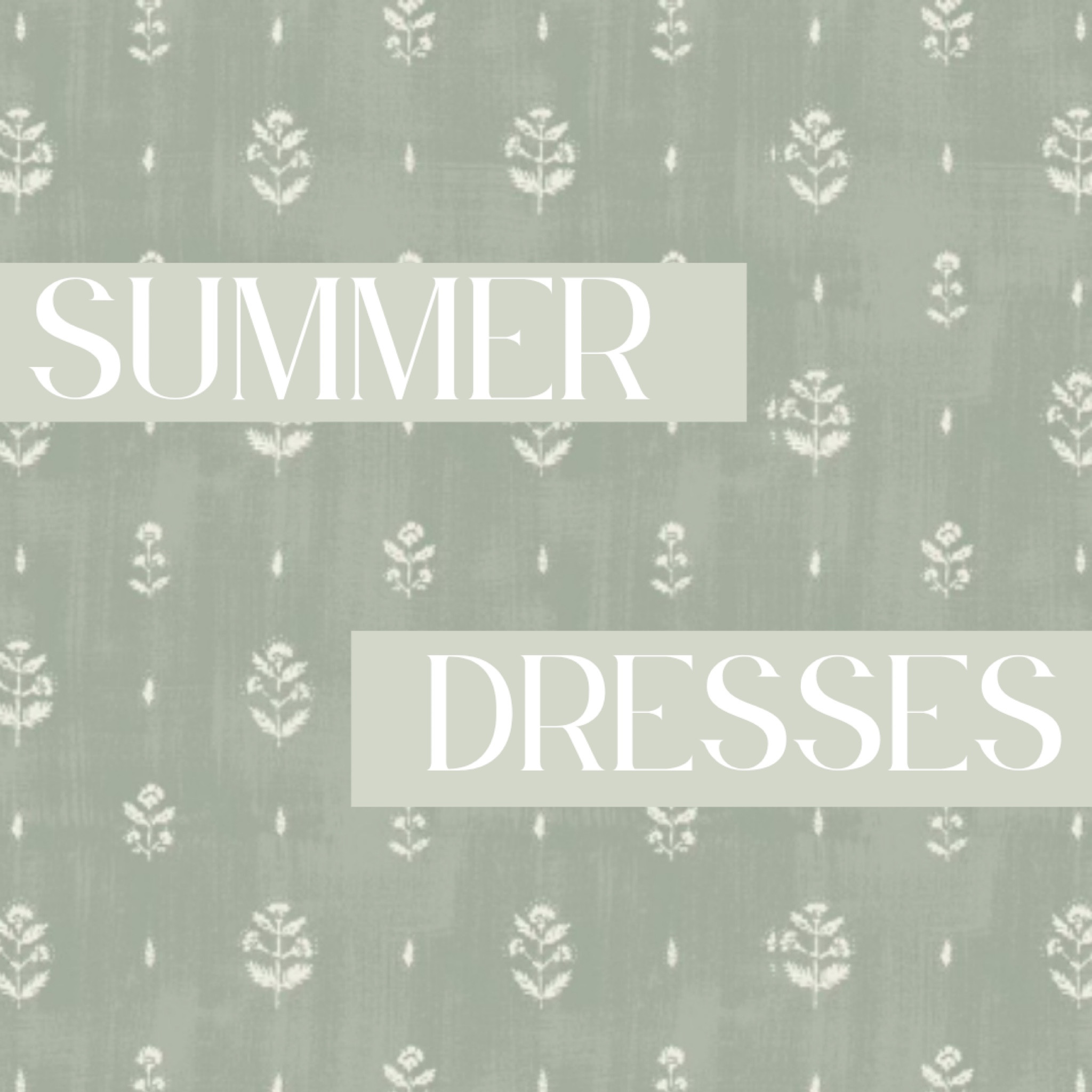Summer Dresses

#LTKFind #LTKunder100 #LTKtravel