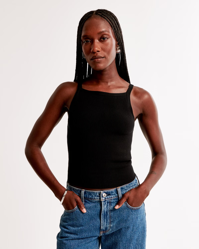 Women's Ottoman High-Neck Top | Women's Tops | Abercrombie.com | Abercrombie & Fitch (US)