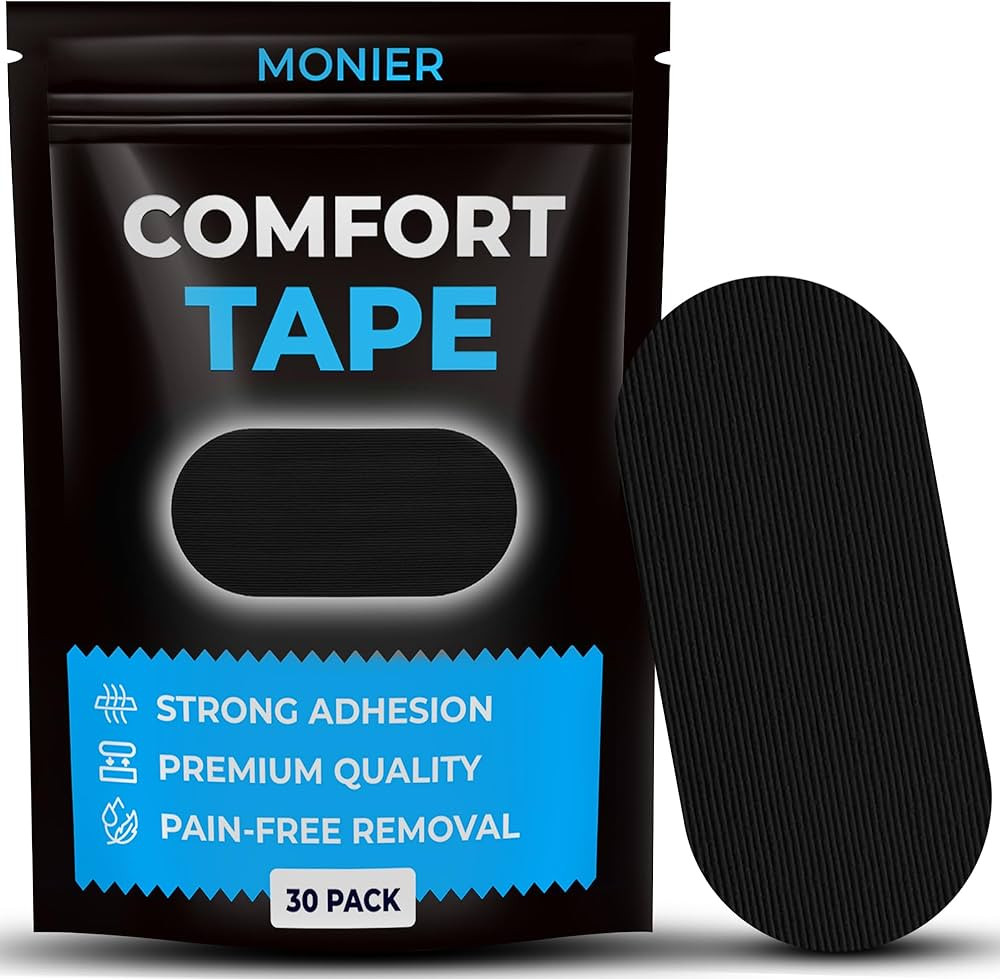 MONIER Comfort Tape (30 Pack) - Pain Free Removal, Hypoallergenic, Latex Free & Gentle On Skin - ... | Amazon (US)