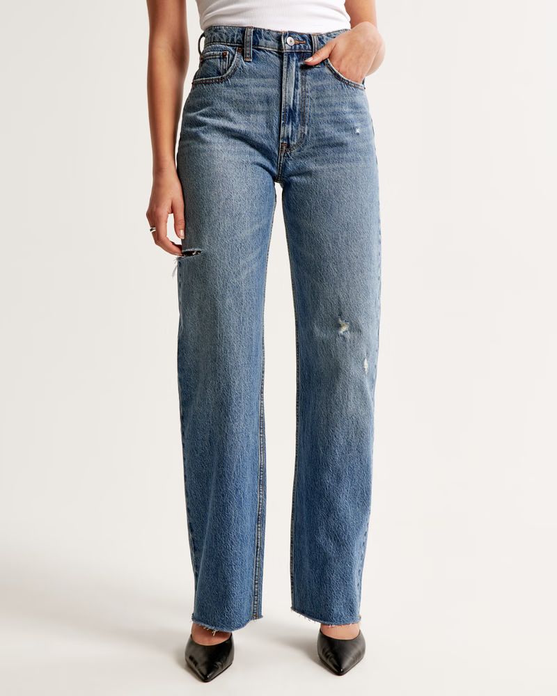 High Rise Loose Jean | Abercrombie & Fitch (US)